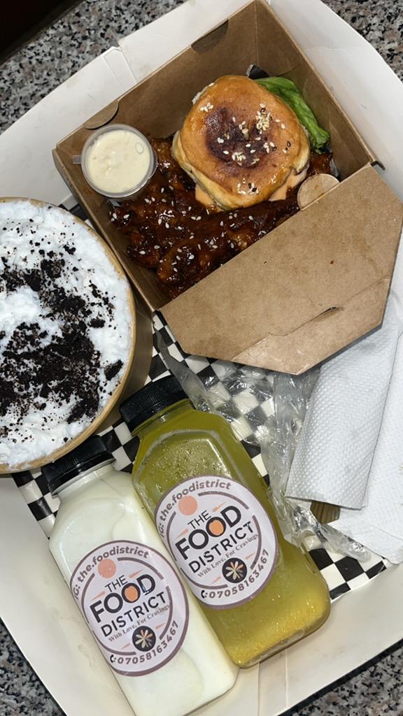 The Food District combo tray
